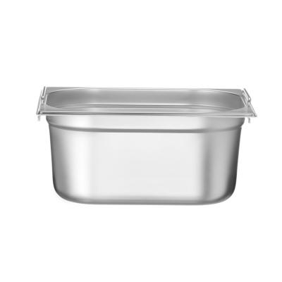 Kontejner GN 1/2 s držadly, HENDI, Budget Line, GN 1/2, 9,5L, 325x265x(H)150mm | 817346